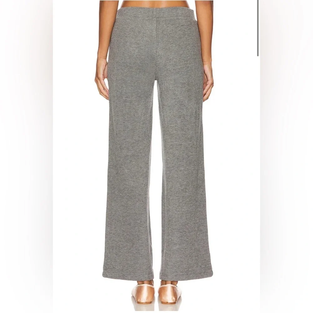 Revolve Bobi Wide Leg Pant in Charcoal - Picture 4 of 9